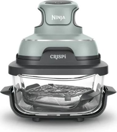 Ninja Crispi – vzduchová fritéza 1,4 l + 3,8 l, 4 v 1, sivá EU FN101EUSG