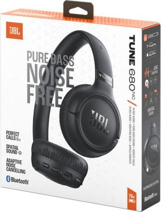 Bezdrôtové Bluetooth slúchadlá na uši JBL Tune 680NC, čierne, EU