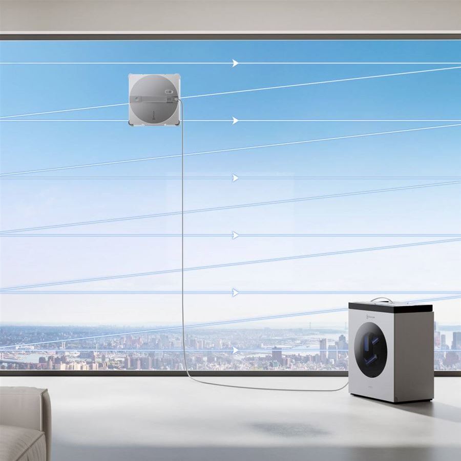 Ecovacs Winbot W3 Omni Silver – robotický čistič okien