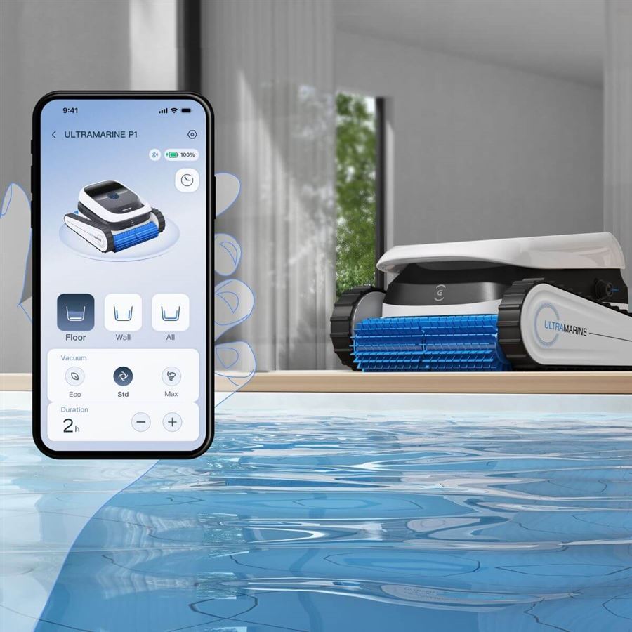 Ecovacs Ultramarine P1 – inteligentný robotický čistič bazénov