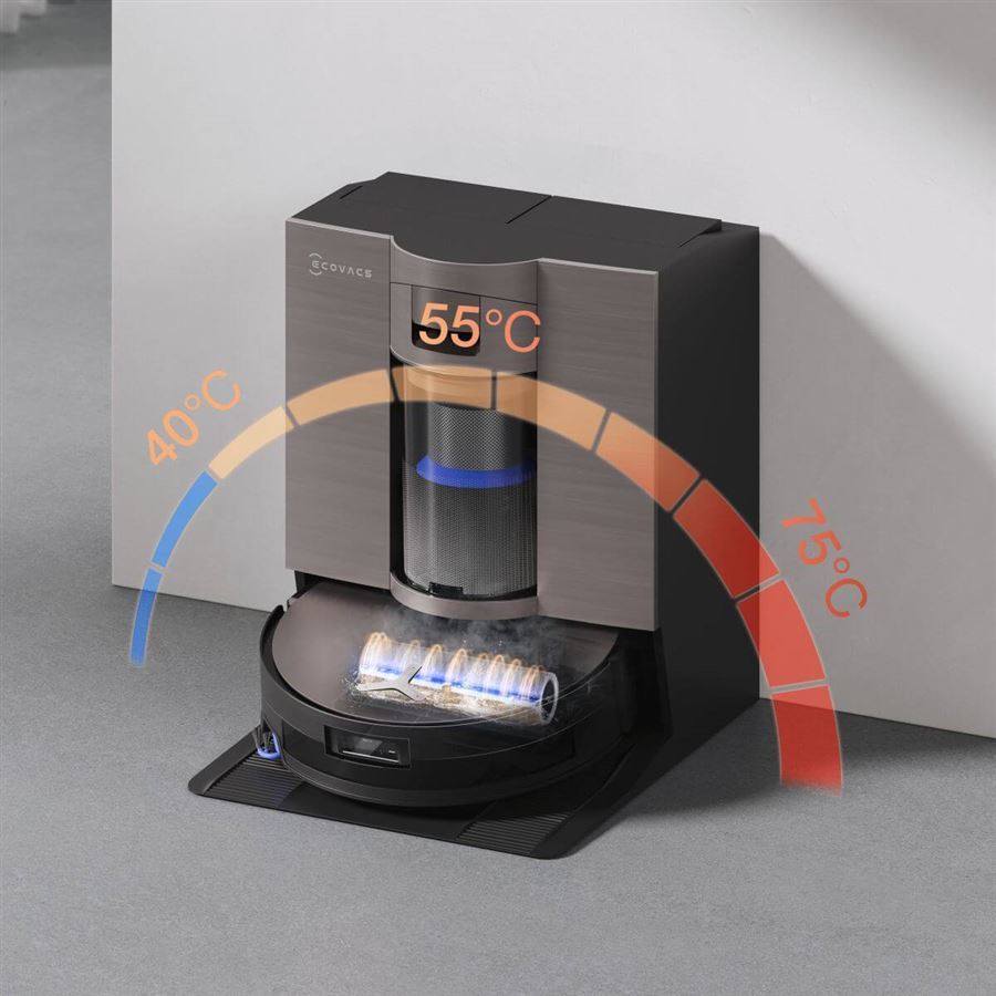 ECOVACS DEEBOT X11 OMNICYCLONE SILVER - robotický vysávač