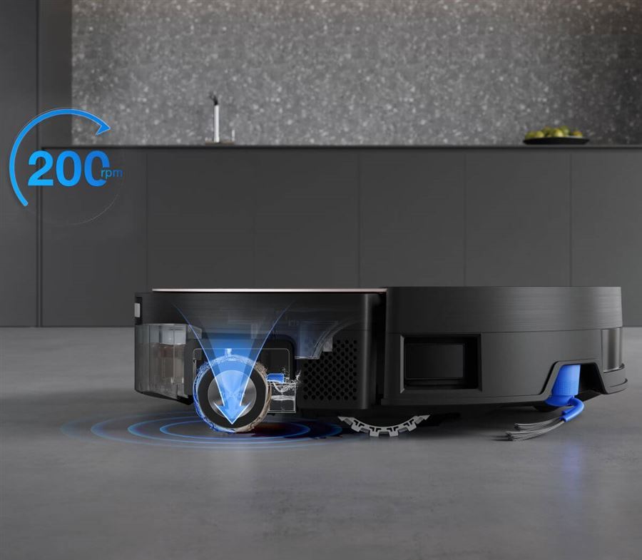 ECOVACS DEEBOT X11 OMNICYCLONE SILVER - robotický vysávač