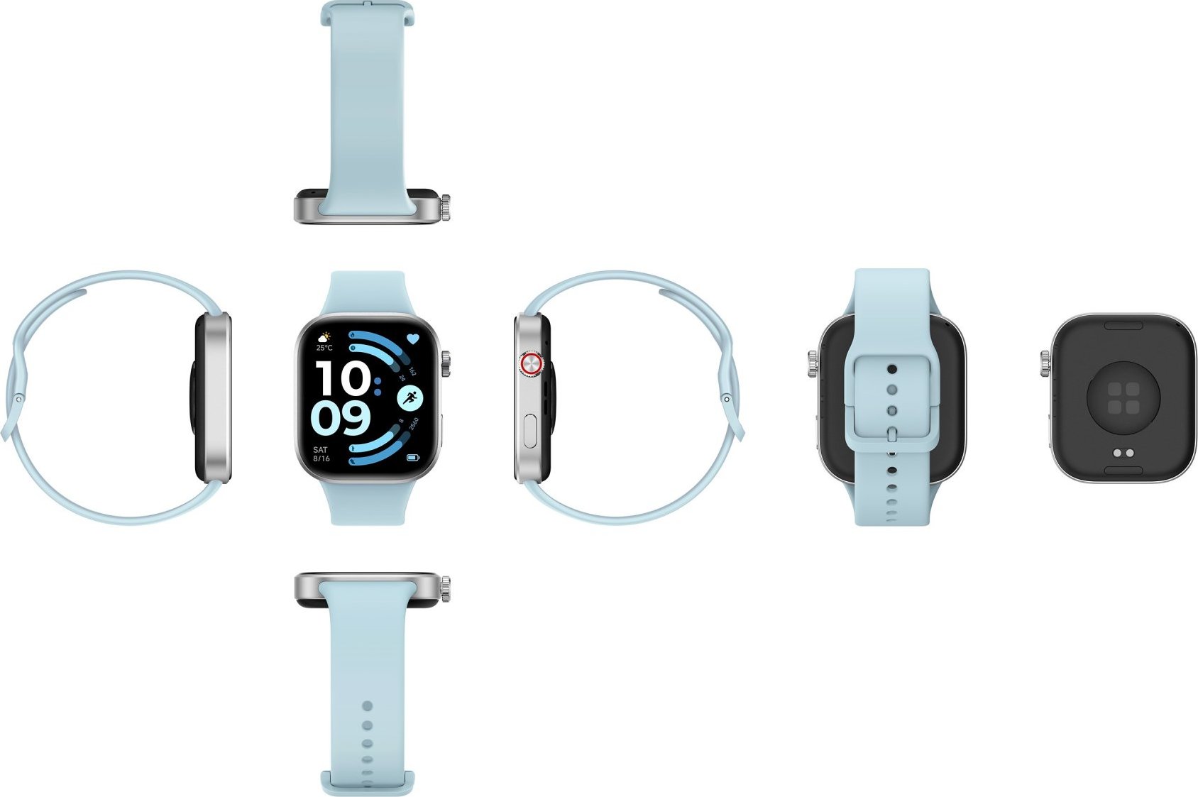Xiaomi Redmi Watch 6 Glacier Blue - smart hodinky