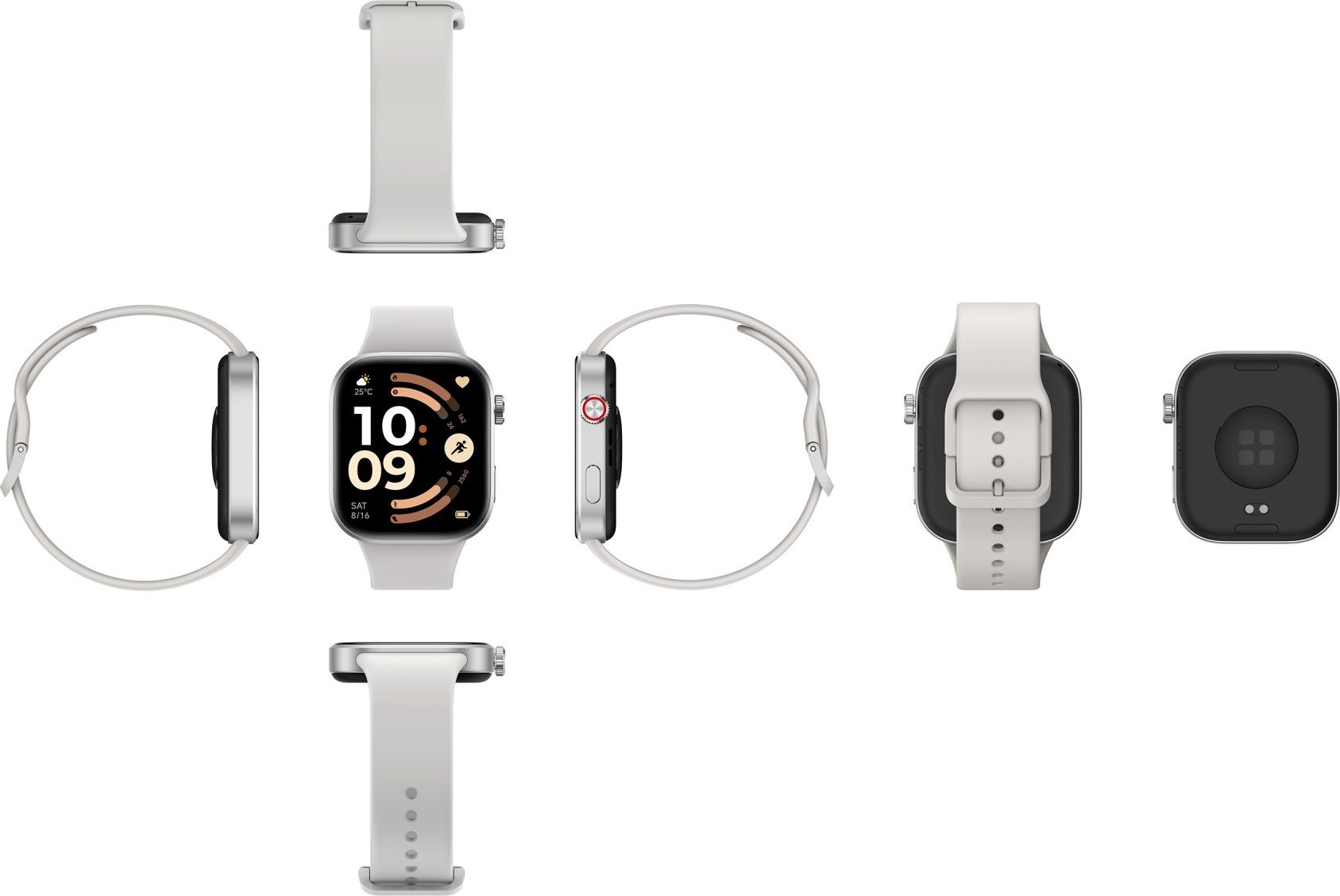 Xiaomi Redmi Watch 6 Silver Gray - smart hodinky