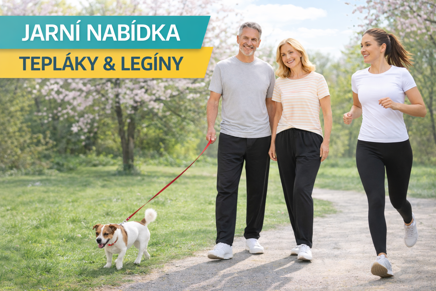 Jarní nabídka tepláky a legíny