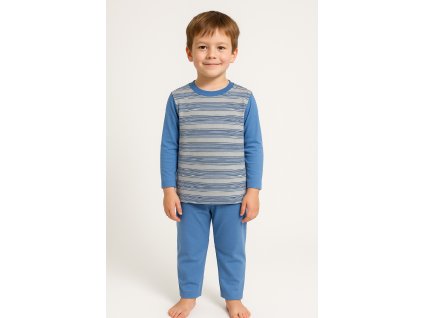 Chlapecké pyžamo světle šedá