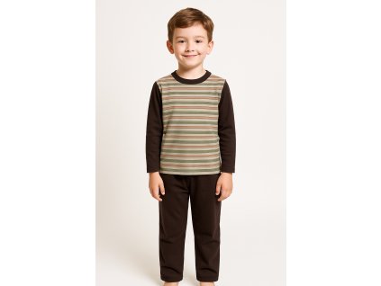 Chlapecké pyžamo hnědá