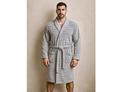 Pánský župan ERIK šedá