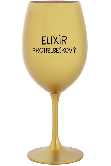 sklenicka na vino 1 ZLATA