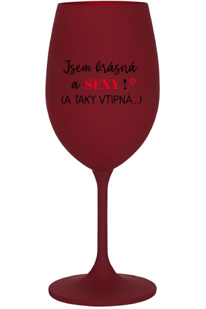 sklenicka na vino 1 BORDO