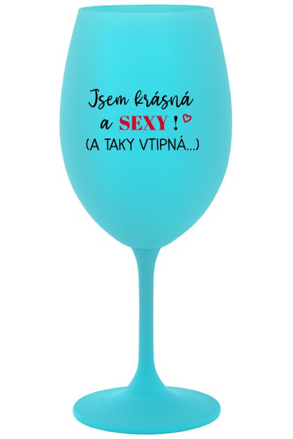 sklenicka na vino 1 TYRKYS
