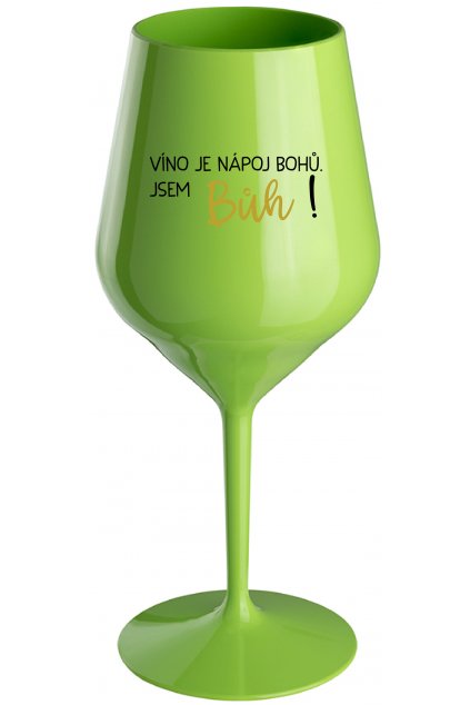 sklenicka na vino ZELENA (1)