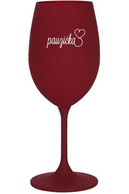 sklenicka na vino Bordo pauzicka