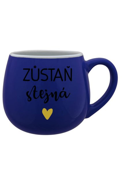 hrnek s napisem modra keramika