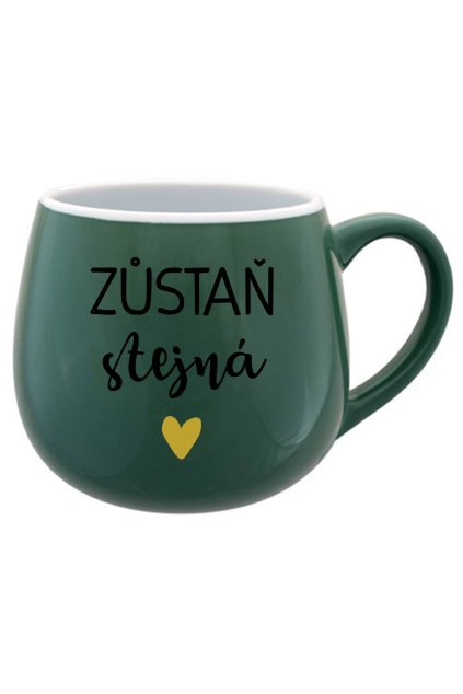 hrnek s napisem zelena keramika