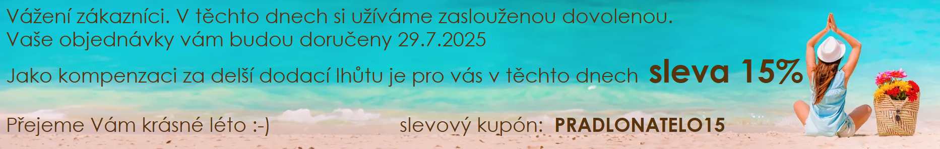 Sleva 15% dovolená
