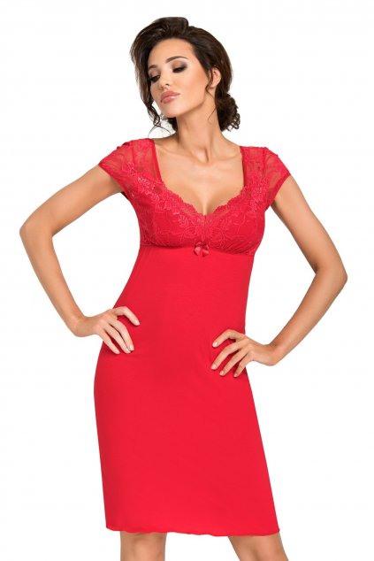 Dámská noční košile Donna Brigitte red