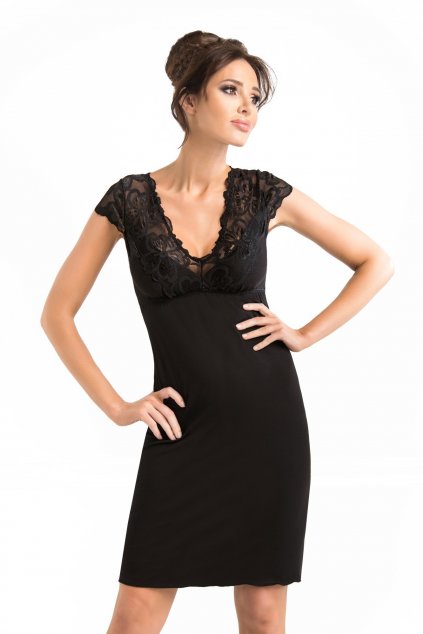 Dámská noční košile Donna Romina black