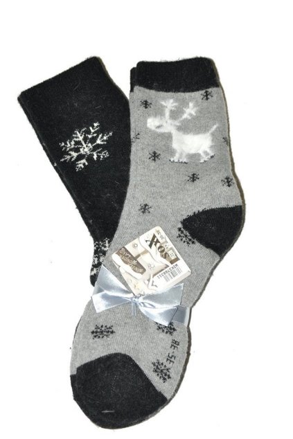 Veselé teplé ponožky Soxx 37883 grey