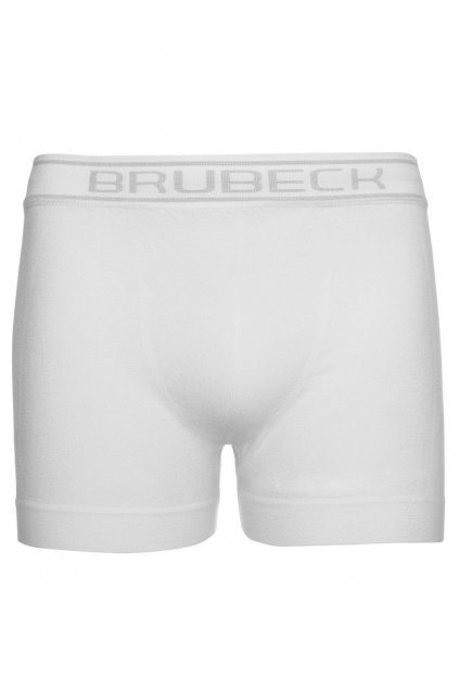 Boxerky Brubeck Classic Cotton bílé