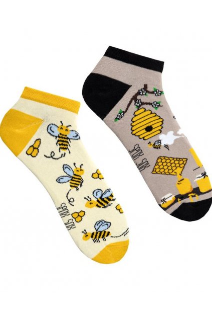 Veselé kotníkové ponožky Spox Sox Honey Bee