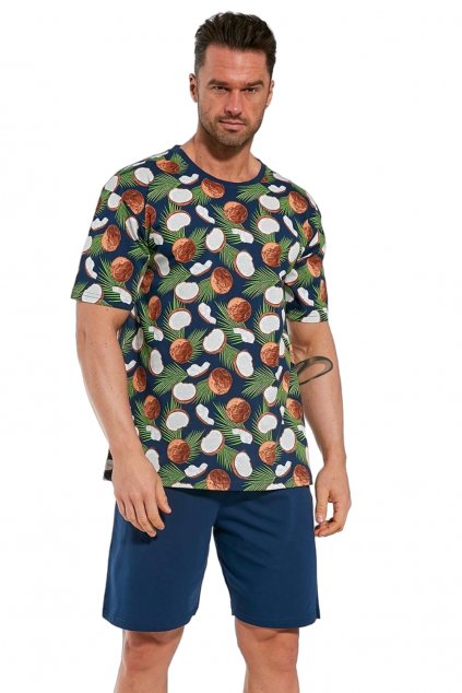 Pánské krátké pyžamo Cornette 323/144 Coconut