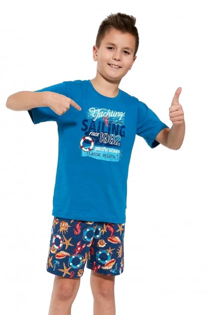Chlapecké krátké pyžamo Cornette 789-790/104 Sailing