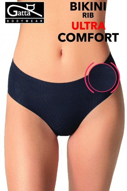 Dámské kalhotky Gatta RIB Ultra Comfort  černé