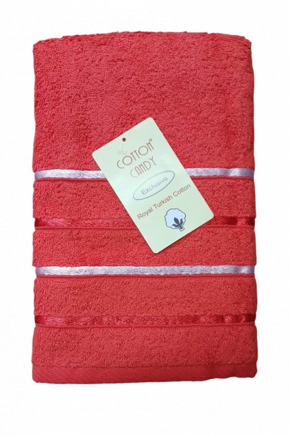 Bavlněný ručník Cotton Candy - Nile červený