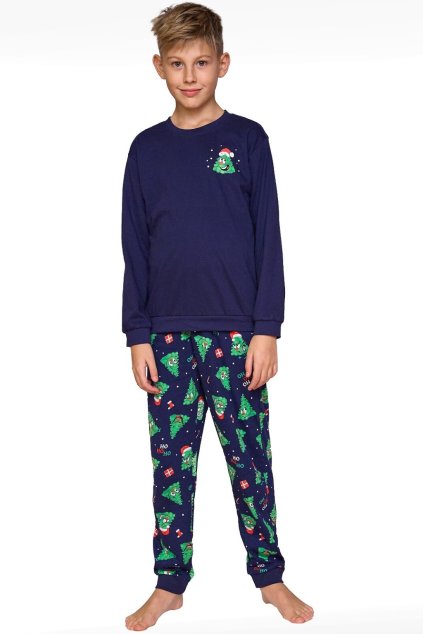 Chlapecké dlouhé pyžamo Cornette 966/167 Christmas Tree