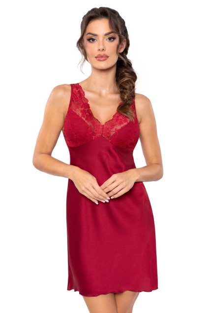 Dámská noční košile Donna Mari bordo