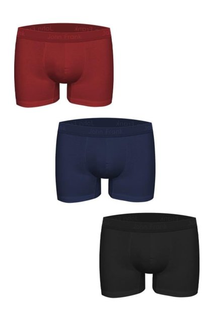 Pánské boxerky JOHN FRANK JF3BMODNA01 3pack