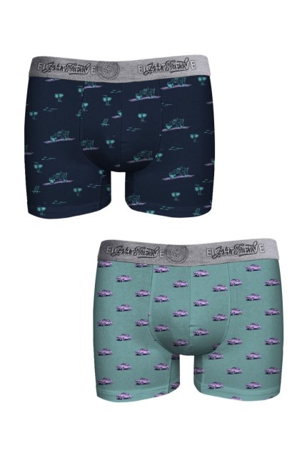 Pánské boxerky John Frank JF2BEF38 2pack