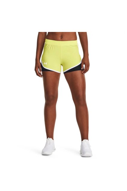 Dámské běžecké kraťasy Under Armour Fly By 2.0 2N1 Short (Velikost M)