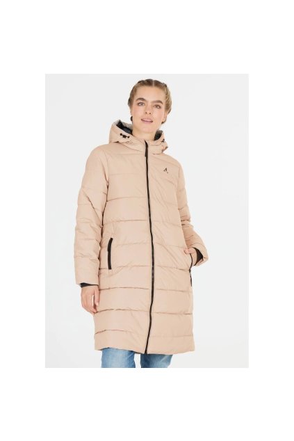 Dámský zimní kabát Whistler Amaretto W Long Puffer Jacket (Velikost 44)