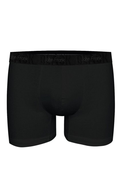 Pánské boxerky John Frank JFBBLKLONG01 (Velikost L, Barva Černá)