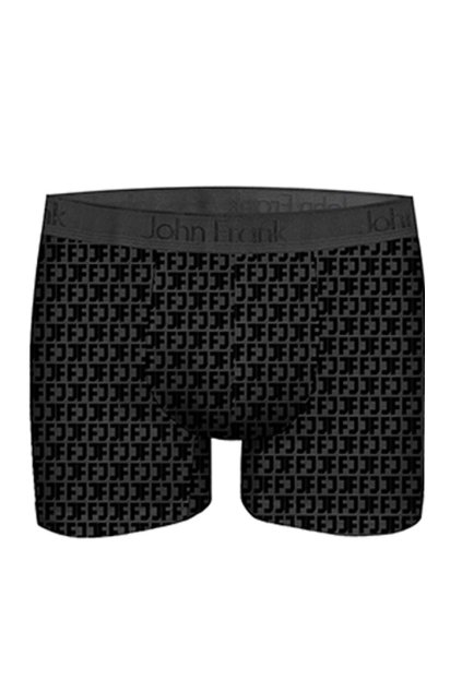 Pánské boxerky John Frank JFBJACQ20 (Velikost L, Barva Černá)