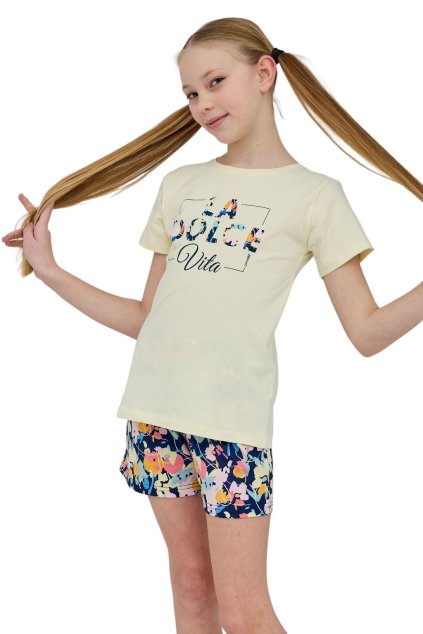 Dívčí krátké pyžamo Cornette 788/114 Dolce vita