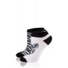 Veselé kotníkové ponožky Gee One S 131 S Zebra