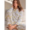 Dámské pyžamo Infiore 654030 (Velikost L, Barva Smetanová)