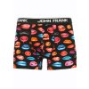 Pánské boxerky John Frank JFBD323 (Velikost M, Barva Černá)