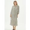 Dámské šaty Sevim 21449 (Velikost M, Barva Smetanová)