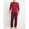 Pánské pyžamo s flanelovými kalhotami JOCKEY 500206/344 | PrádloSkiny.cz