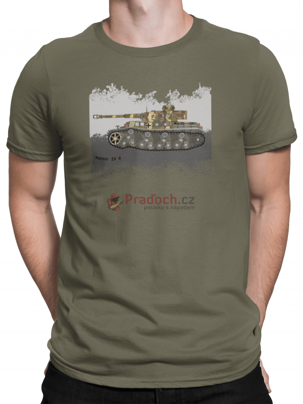 Tričko s potiskem Panzer IV G