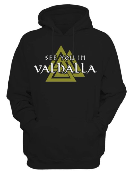 Pánská mikina Vikings See you in Valhalla