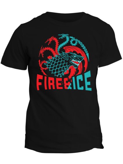 Tričko game of thrones - Fire and ice
