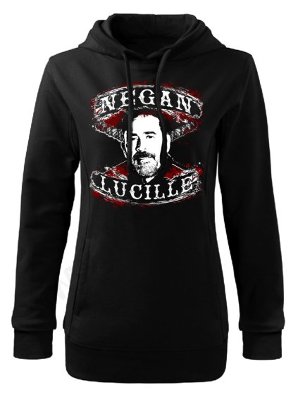 Dámská mikina The Walking Negan Lucille face