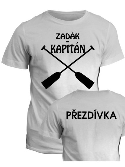 Vodácké tričko Zadák = kapitán