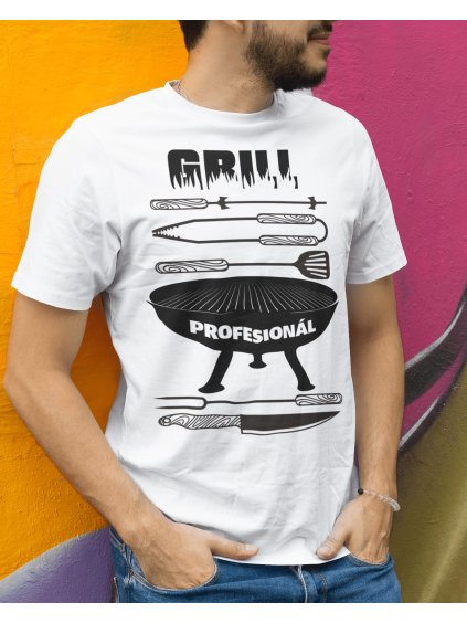 Tričko s potiskem Grill Profesional