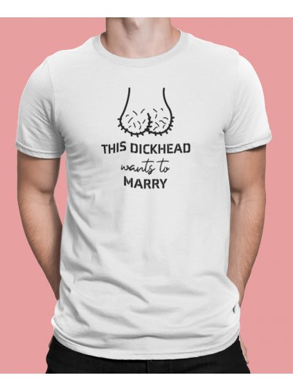 Tričko s potiskem Dickhead